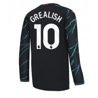 Camiseta Manchester City Jack Grealish #10 Tercera Equipación Replica 2023-24 mangas largas